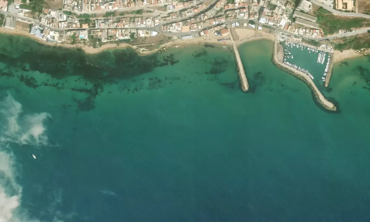 Satelite image of Selinunte