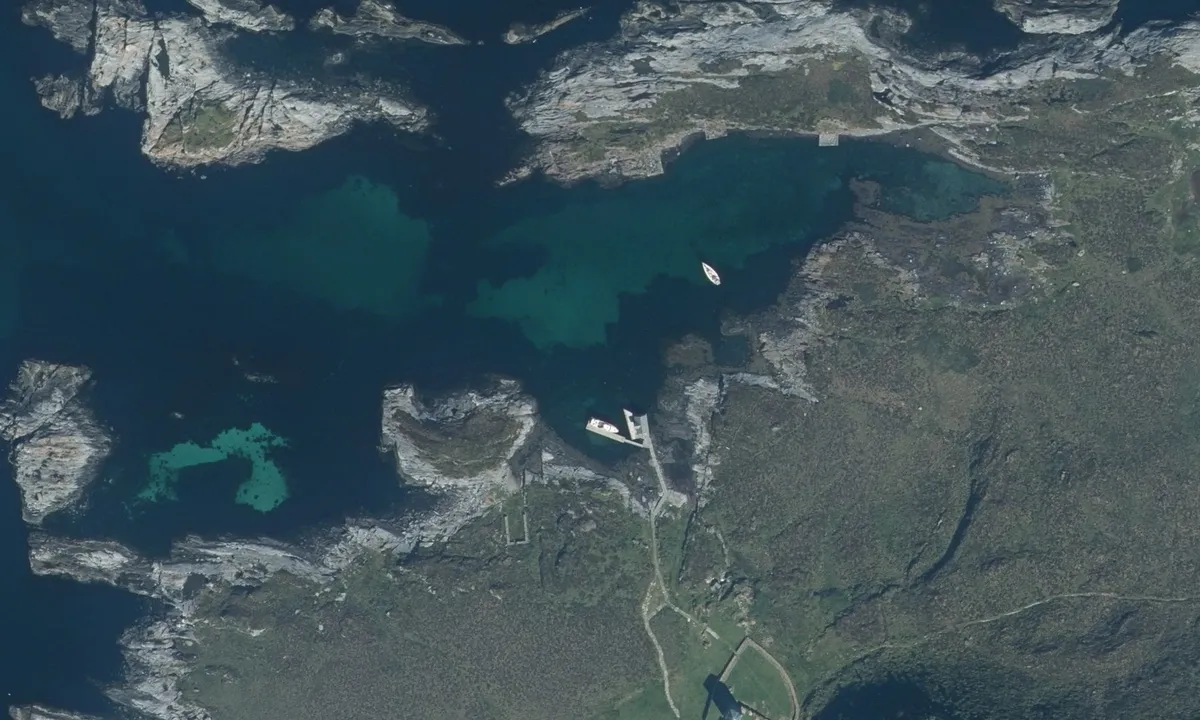 Flyfoto av Selja - Klostervågen