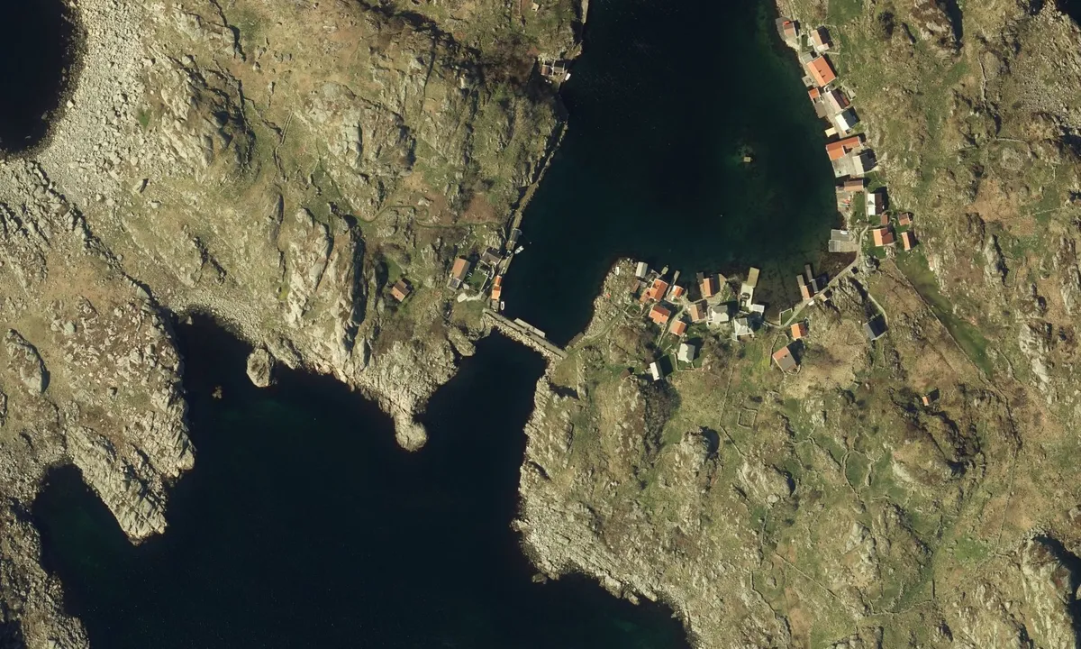 Sæløer: Flyfoto av Seløy