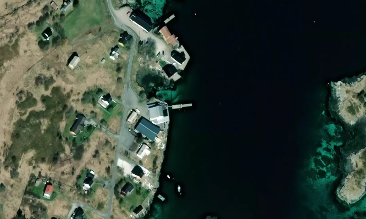 Satelite image of Seløy