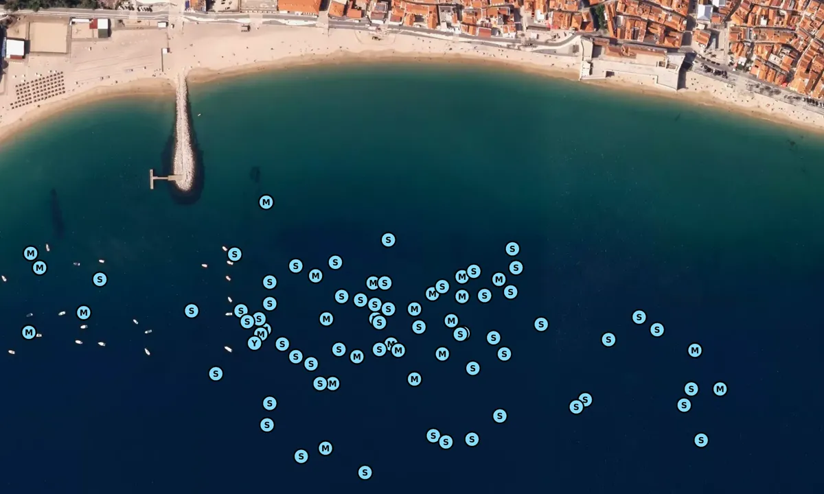 Satelite image of Sesimbra