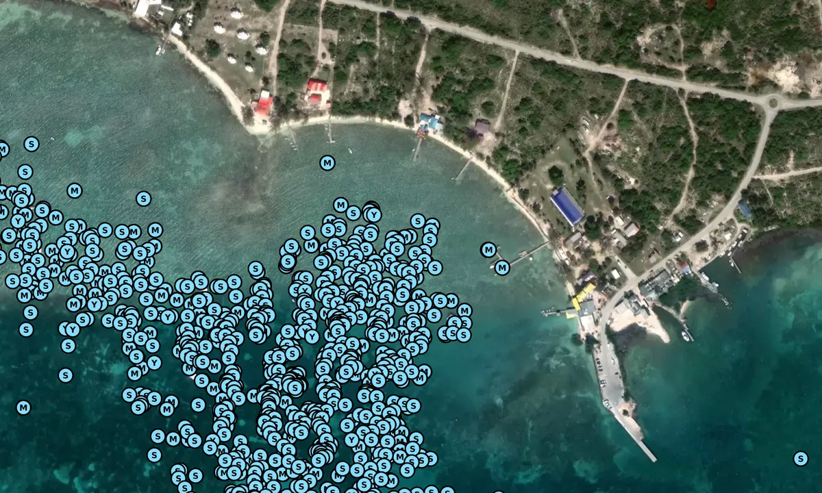 Satelite image of Setting point