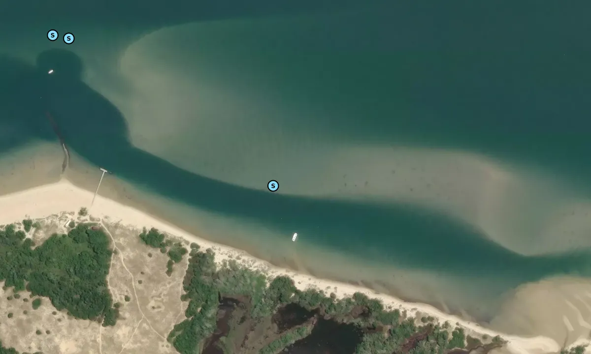 Satelite image of Shackleford Banks