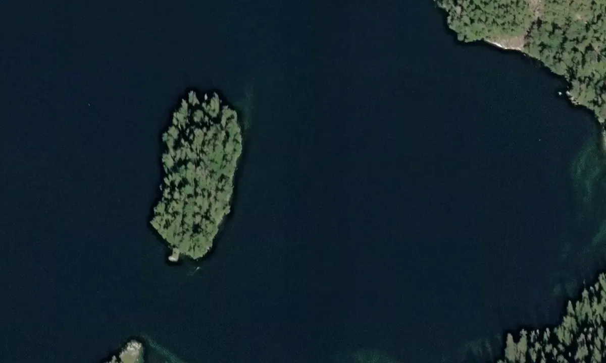 Satelite image of Shamrock Bay