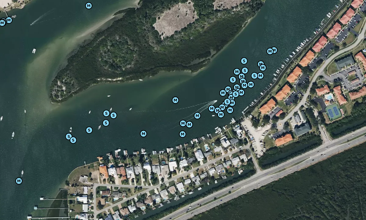 Satelite image of Sheephead Cut