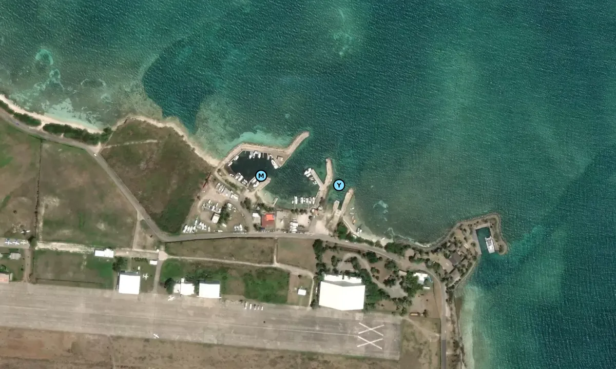 Satelite image of Shell Beach Marina - Osbourn