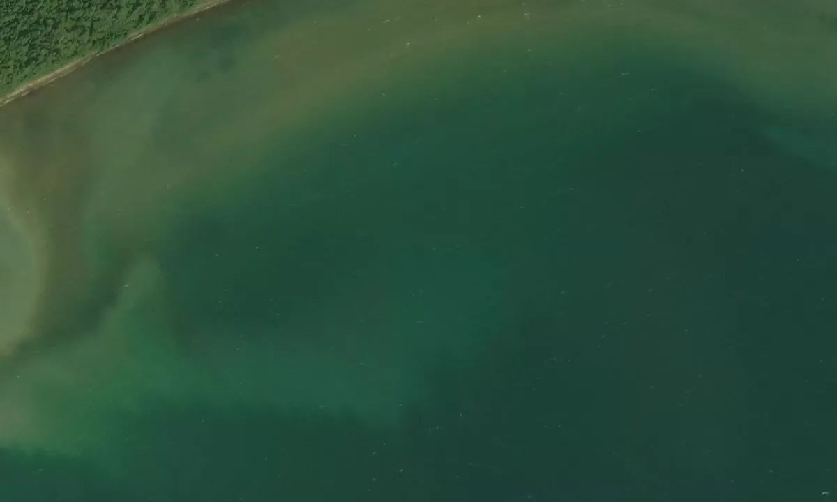 Satelite image of Shesheeb Bay