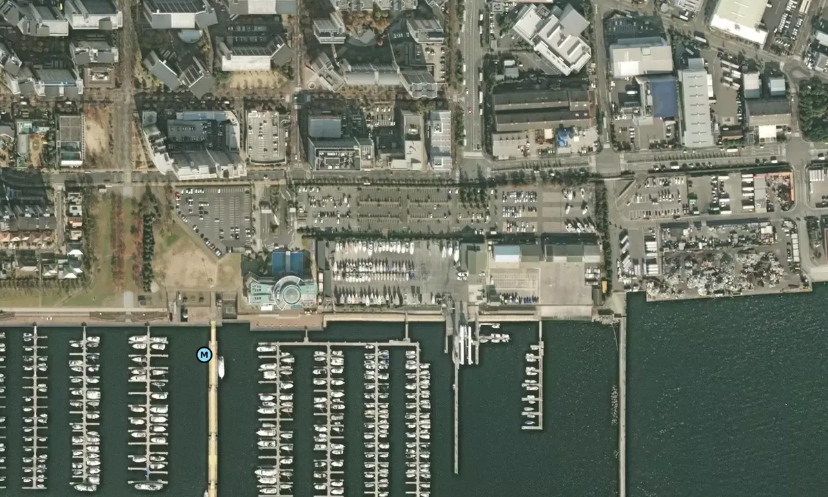 Satelite image of Shin Nishinomiya Yacht Harbour