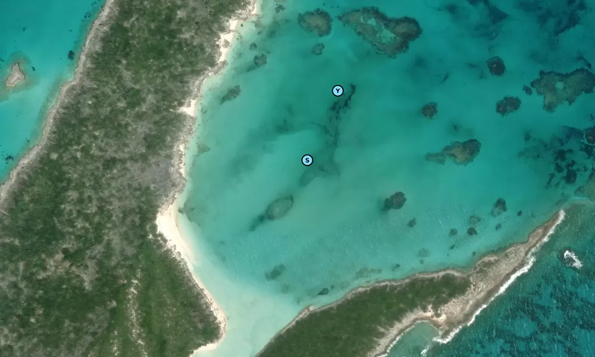 Satelite image of Ship Channel Cay East