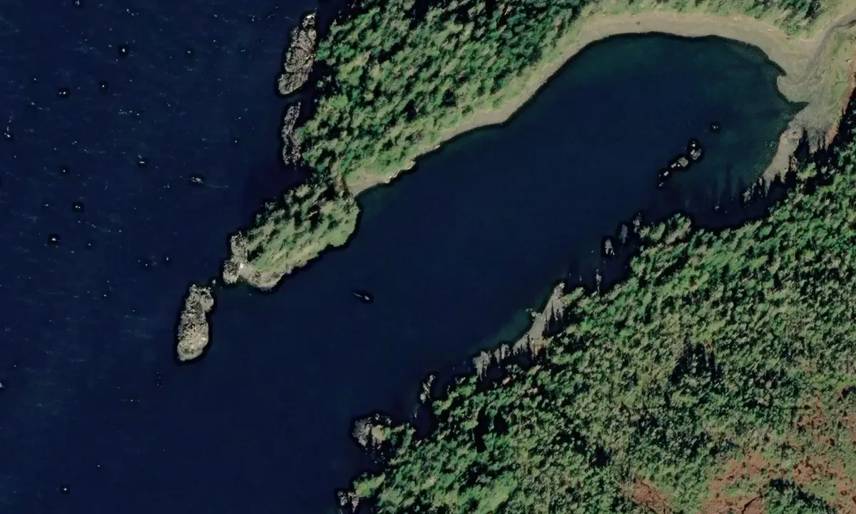 Satelite image of Ship Cove