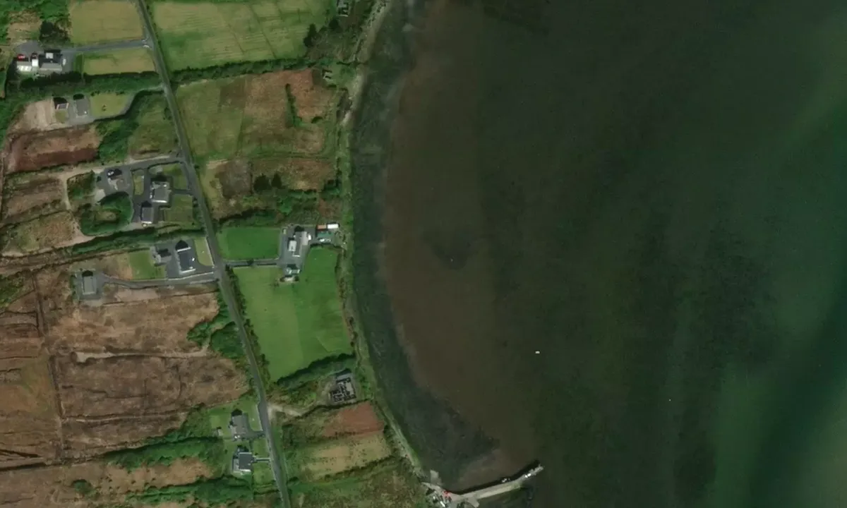 Satelite image of Shore Rd Anchorage