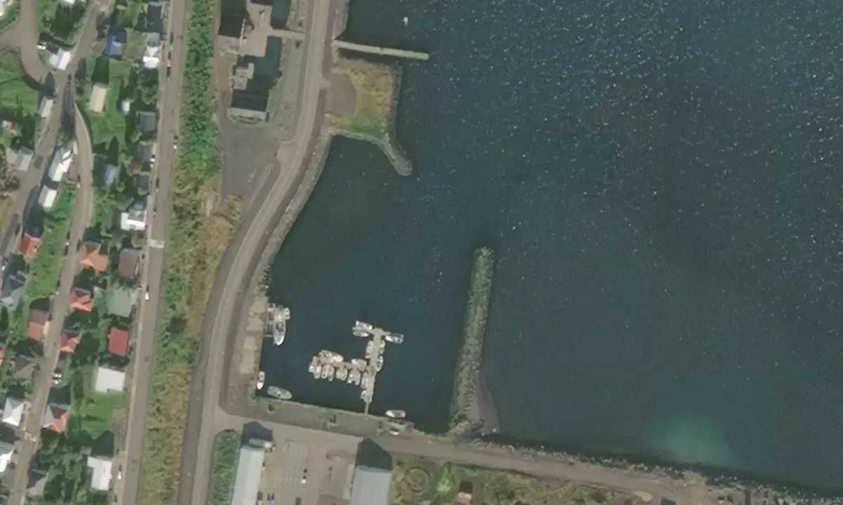 Satelite image of Siglufjördur