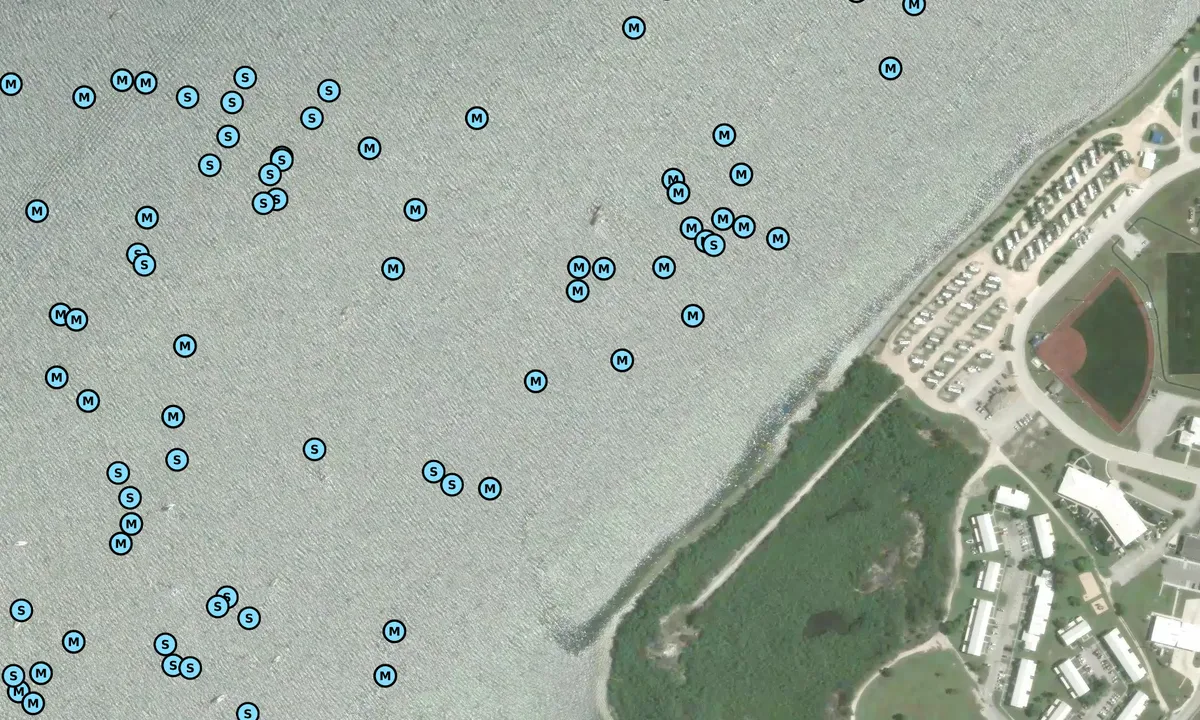 Satelite image of Sigsbee Park