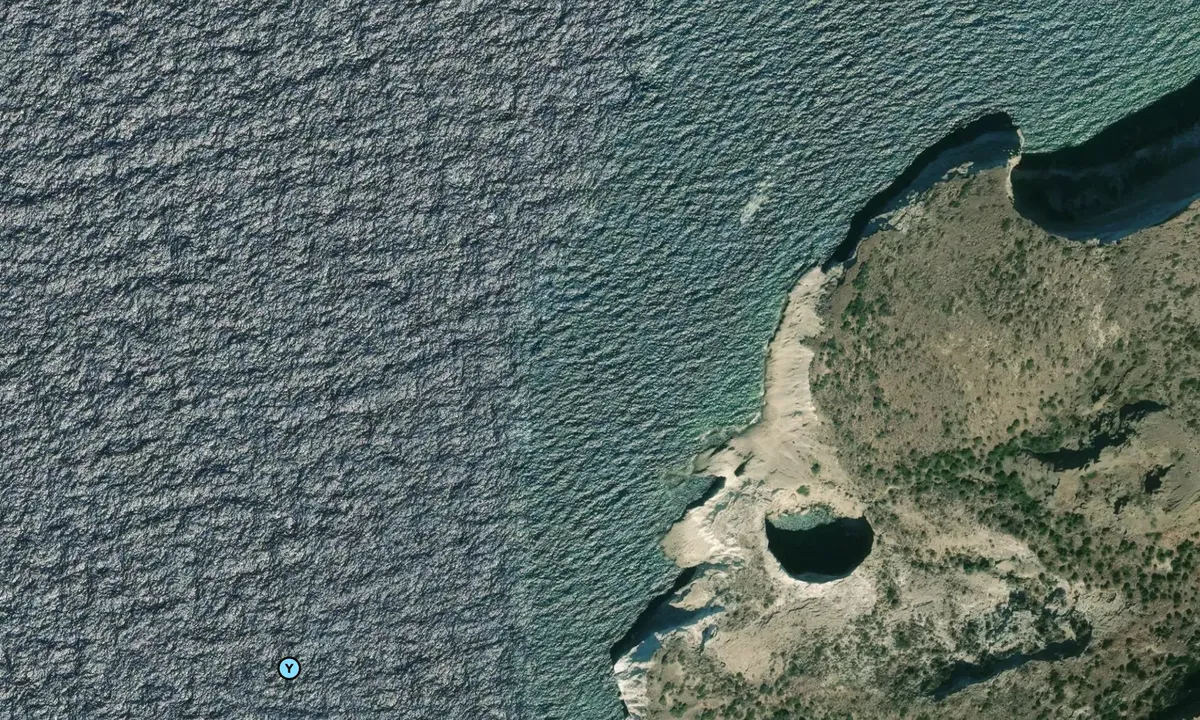 Satelite image of Sikia Cave