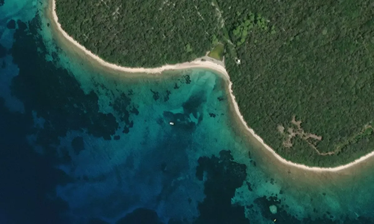 Satelite image of Silba South