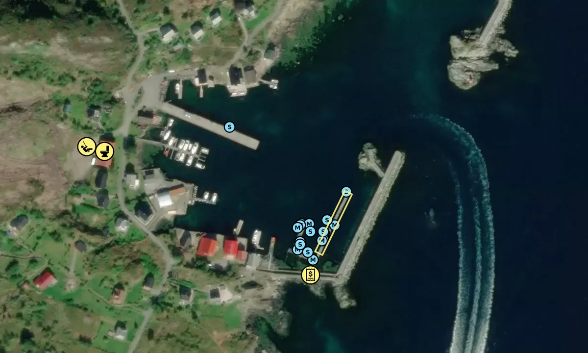 Satelite image of Silda Gjestebrygge - Kinn