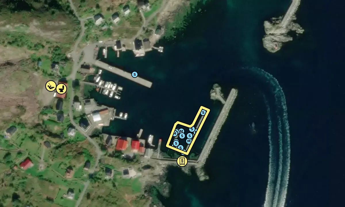 Satelite image of Silda Gjestebrygge - Kinn
