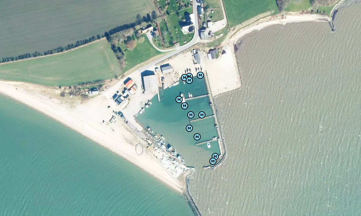Satelite image of Sillerslev Havn