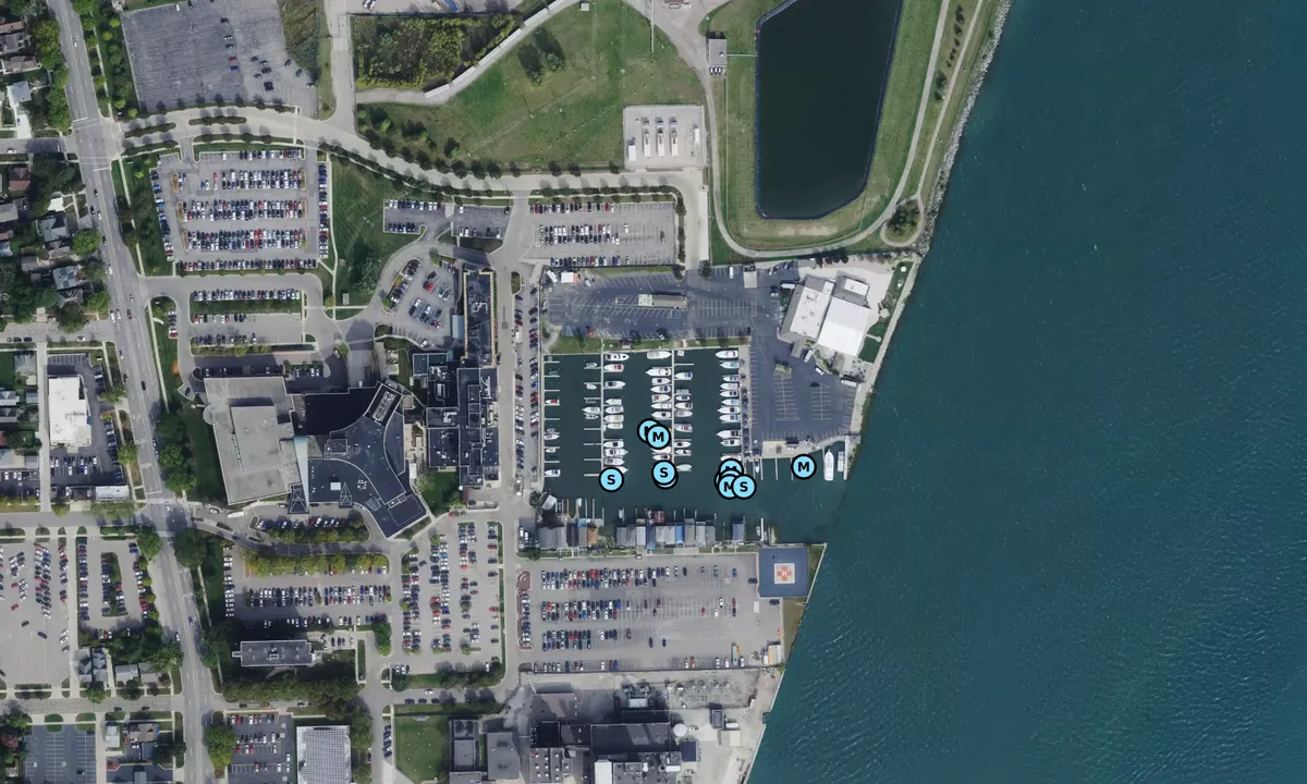 Satelite image of Silver Shores Marina