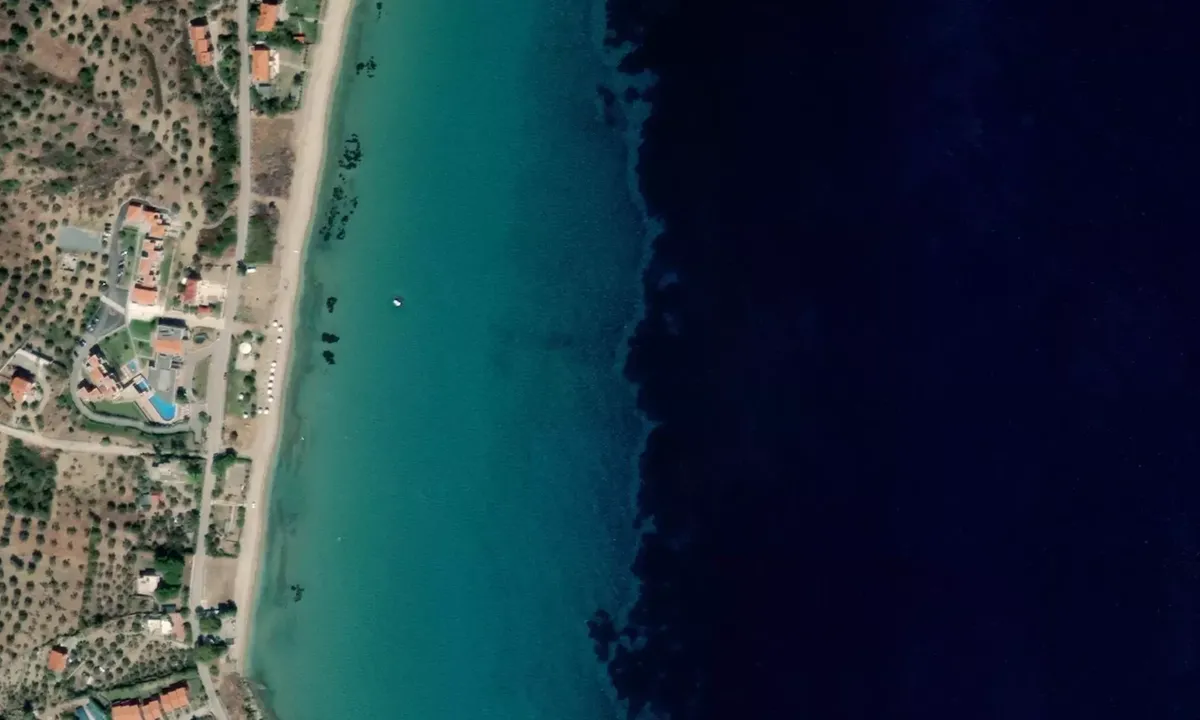 Satelite image of Singitikos Kolpos
