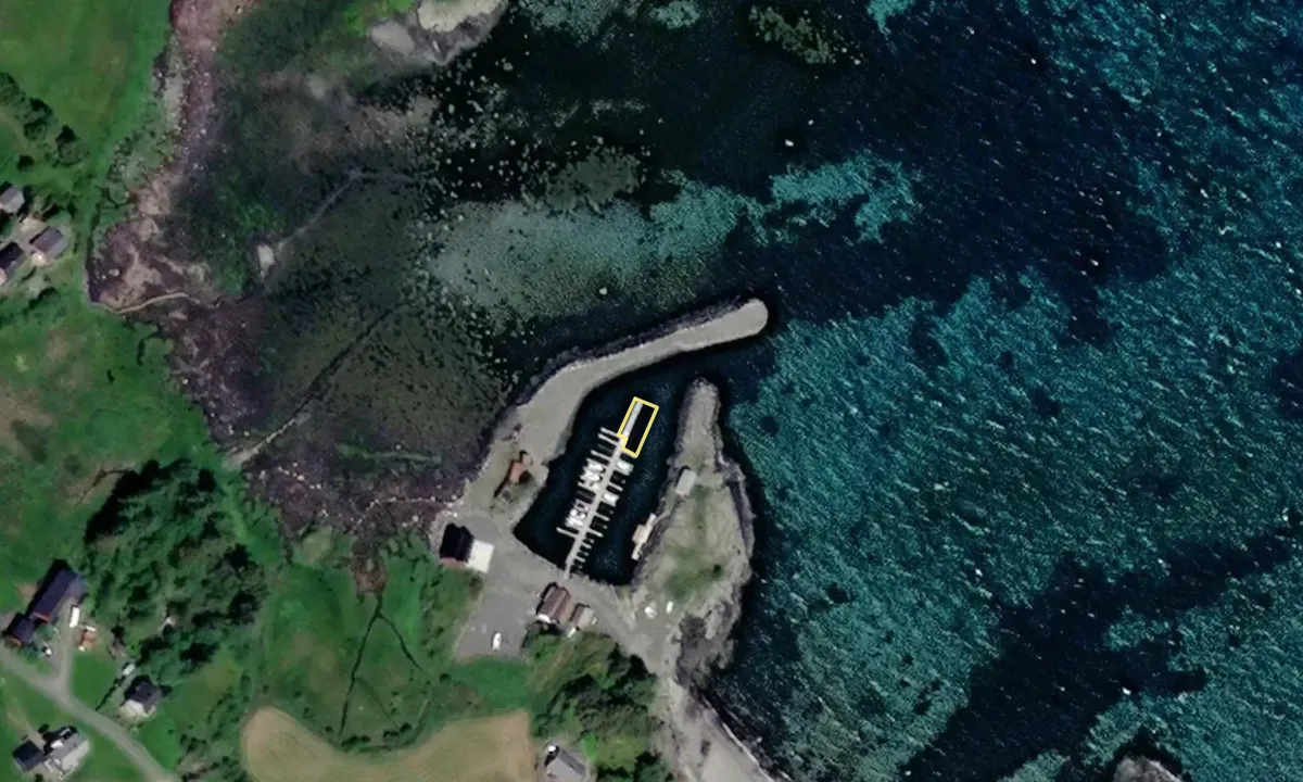 Satelite image of Sjåberget Småbåthamn