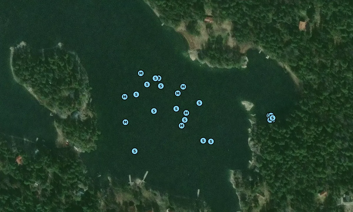 Satelite image of Själbottna Västerudden