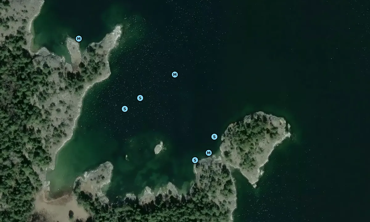 Satelite image of Sjunkviken - Dalarö