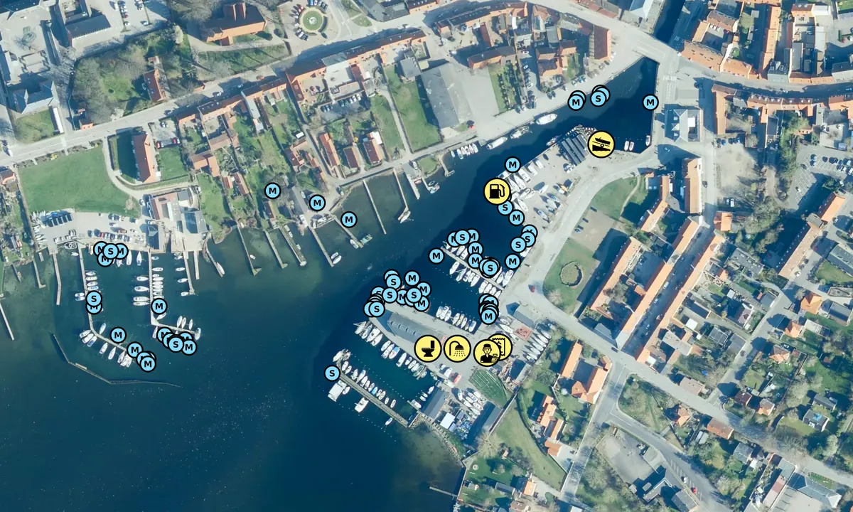 Satelite image of Skælskør Havn