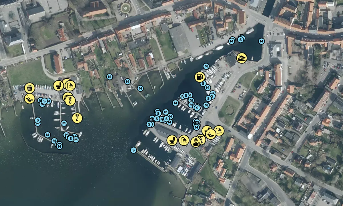 Satelite image of Skælskør Havn