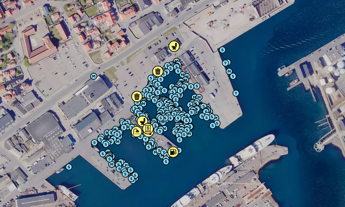 Satelite image of Skagen Lystbådehavn