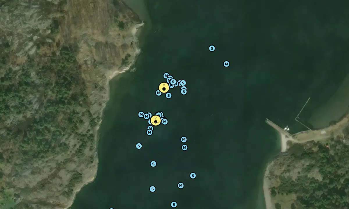 Satelite image of Skalla hamn - Skallanas - SXK Västkust