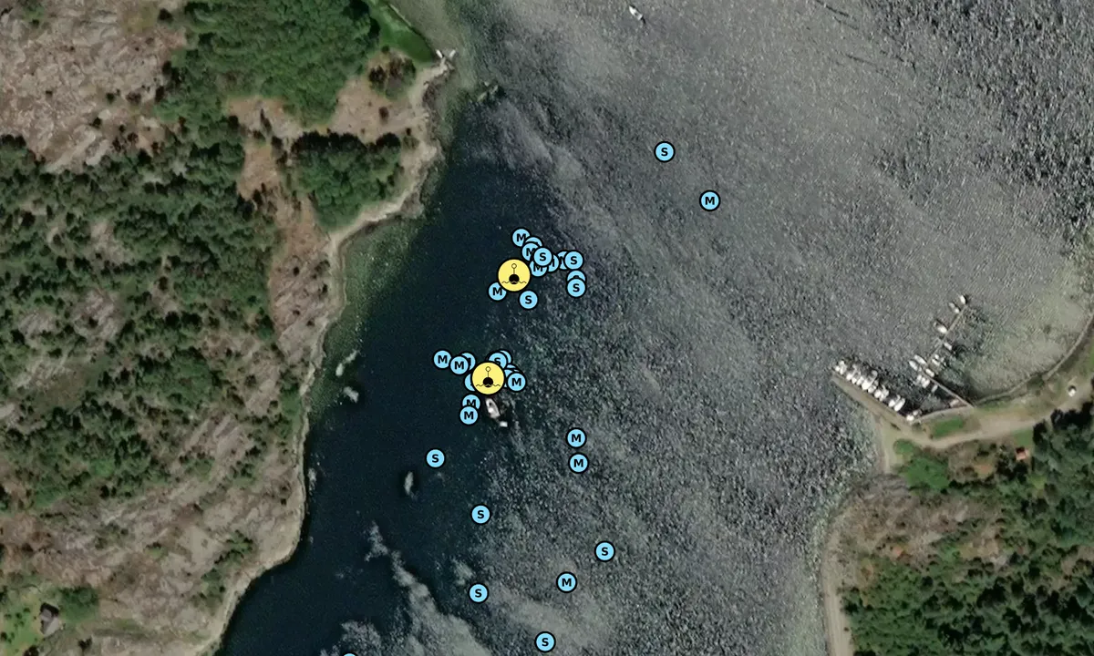 Satelite image of Skalla hamn - Skallanas - SXK Västkust