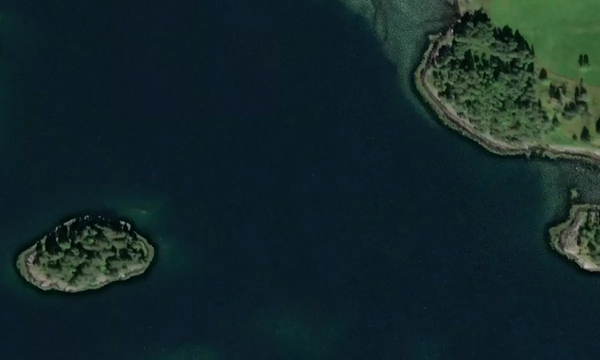Satelite image of Skålvikfjorden / Liabøen