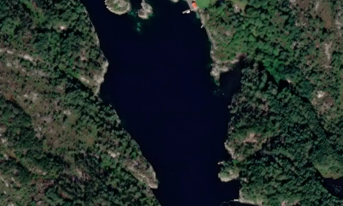 Satelite image of Skammanesvågen