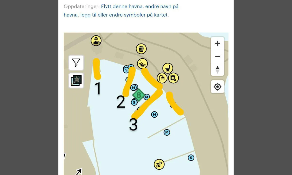 Skansholmen: {"base": "no", "no": "Kai 1: dagsturister med sm\u00e5b\u00e5ter\r\nKai2:  longside flytebrygge\r\nKai 3: b\u00e5ser med ulik bredde, godt merket\r\nAlternativt fastkai mellom brygge 2,3 & 4", "se": "Kaj 1: dagsturister med sm\u00e5b\u00e5tar\nKaj 2: l\u00e5ngsides flytbrygga\nKaj 3: b\u00e5sar med olika bredd, v\u00e4l m\u00e4rkta\nAlternativt fast kaj mellan brygga 2, 3 & 4", "en": "<p>Quay 1: day-trippers with small boats</p><p>Quay 2: alongside floating dock</p><p>Quay 3: berths of varying widths, well marked</p><p>Alternative fixed quay between docks 2, 3 & 4</p>", "da": "Kaj 1: dagsbes\u00f8gende med sm\u00e5b\u00e5de<br>Kaj 2: langside flydebro<br>Kaj 3: b\u00e5se med forskellig bredde, godt markeret<br>Alternativt fastkaj mellem bro 2, 3 & 4"}