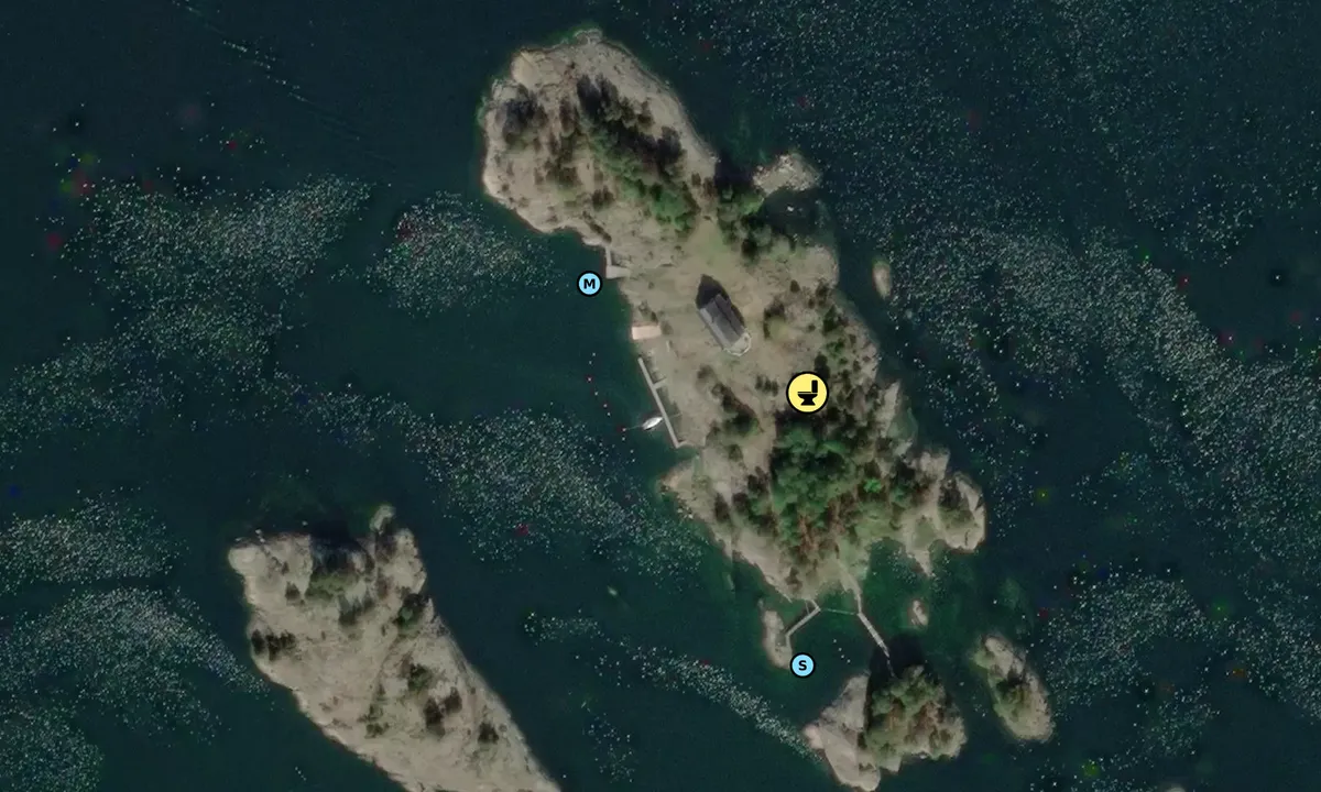 Satelite image of Skansholmen - Västervik