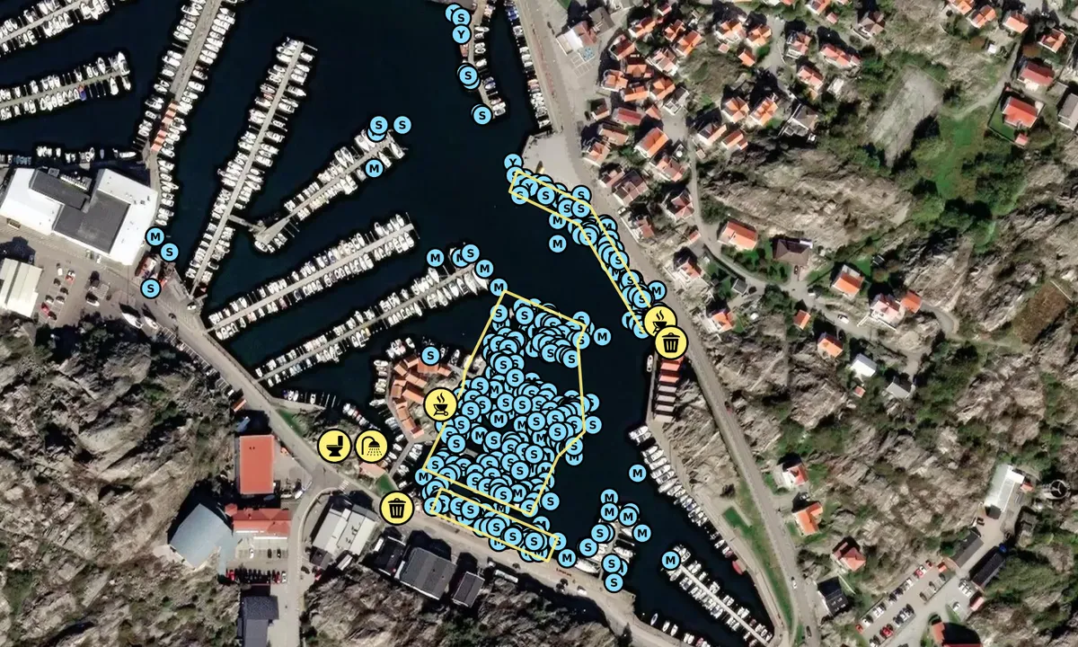 Satelite image of Skärhamn
