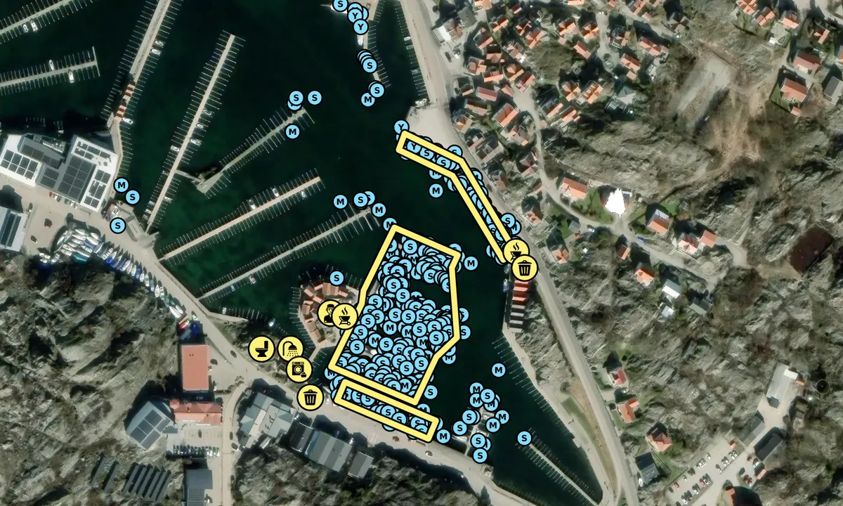 Satelite image of Skärhamns Gästhamn