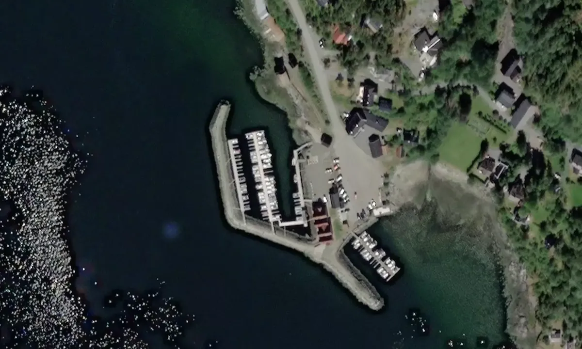 Satelite image of Skarnsundet Fjordsenter