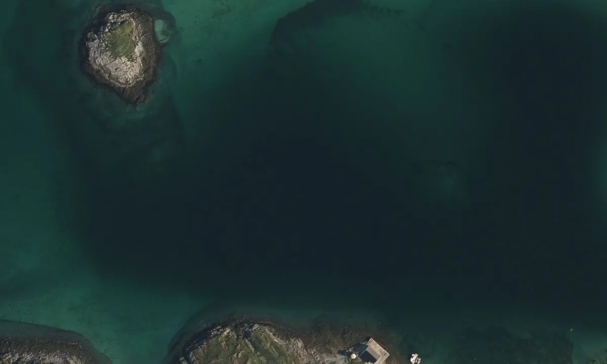 Flyfoto av Skarvfjorden
