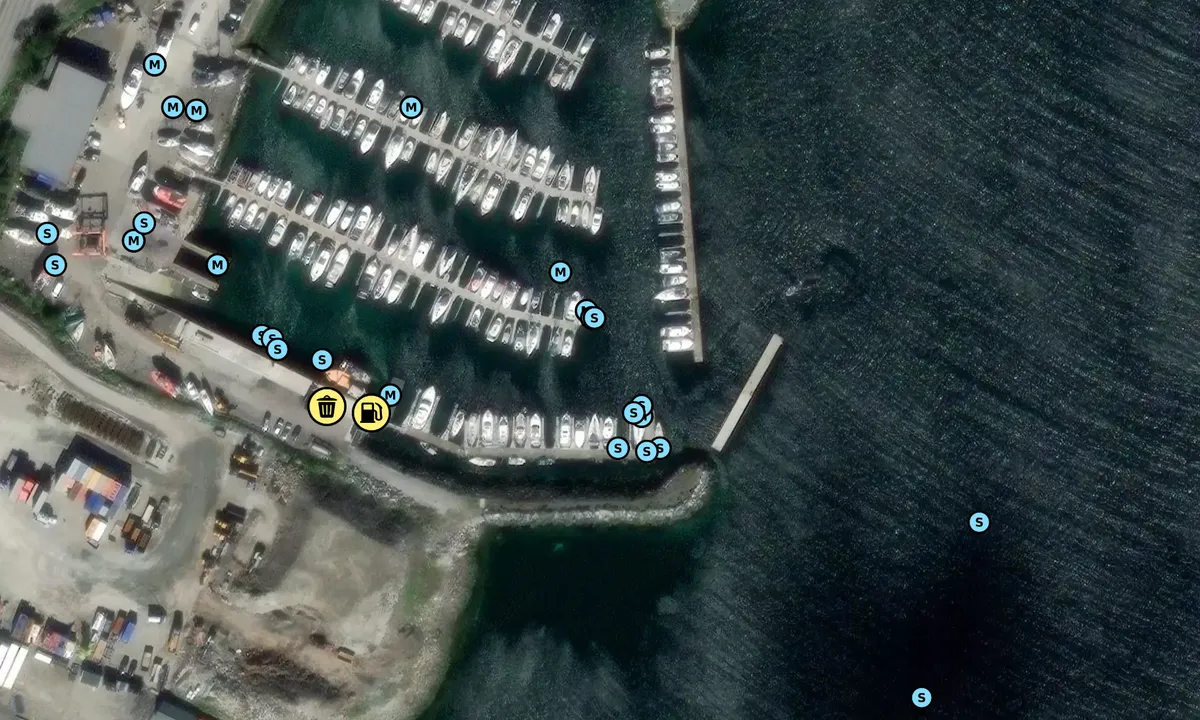 Satelite image of Skattøra Marina