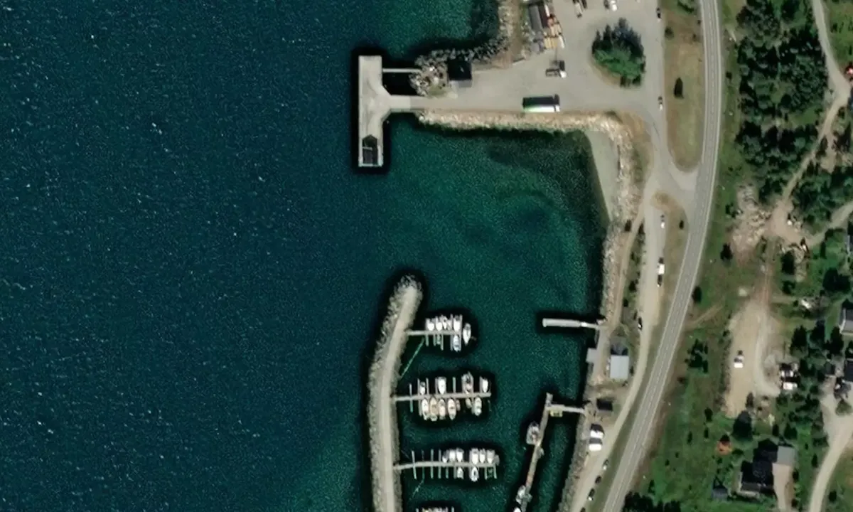 Satelite image of Skibotn Båthavn