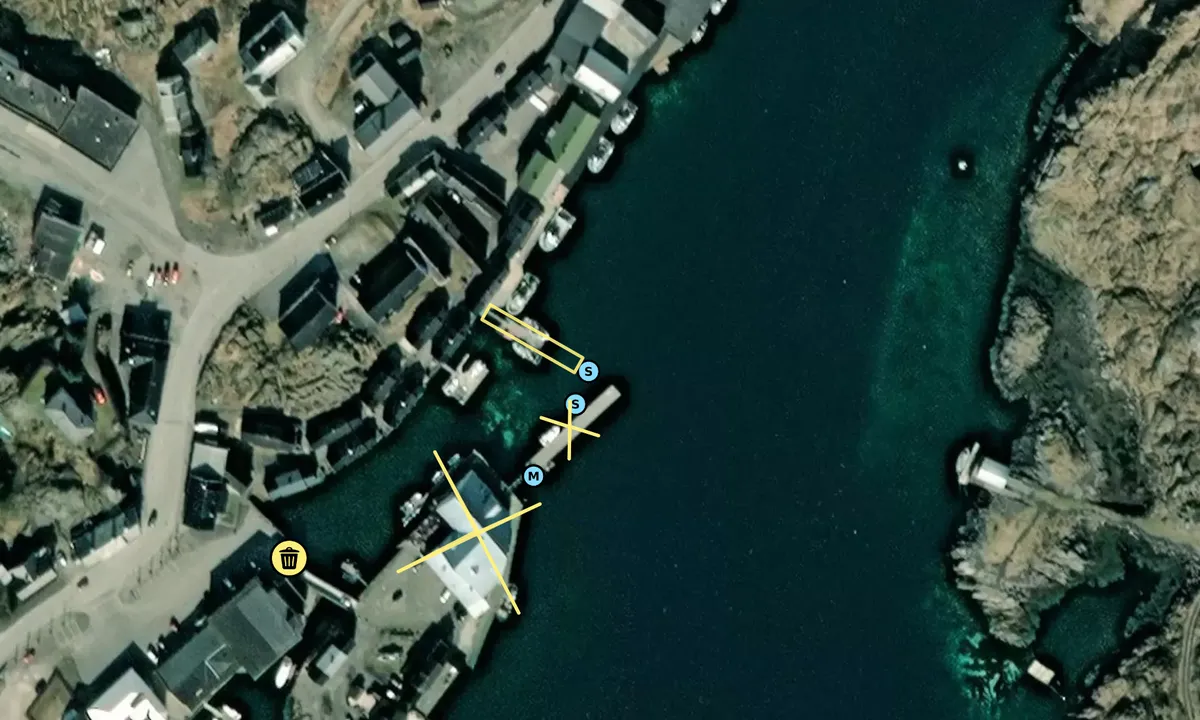 Satelite image of Skjærbrygga