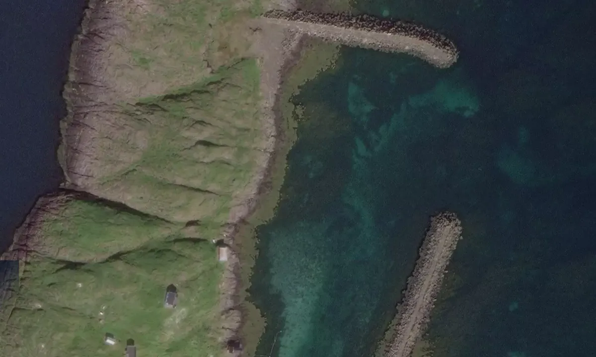 Satelite image of Skjærvær