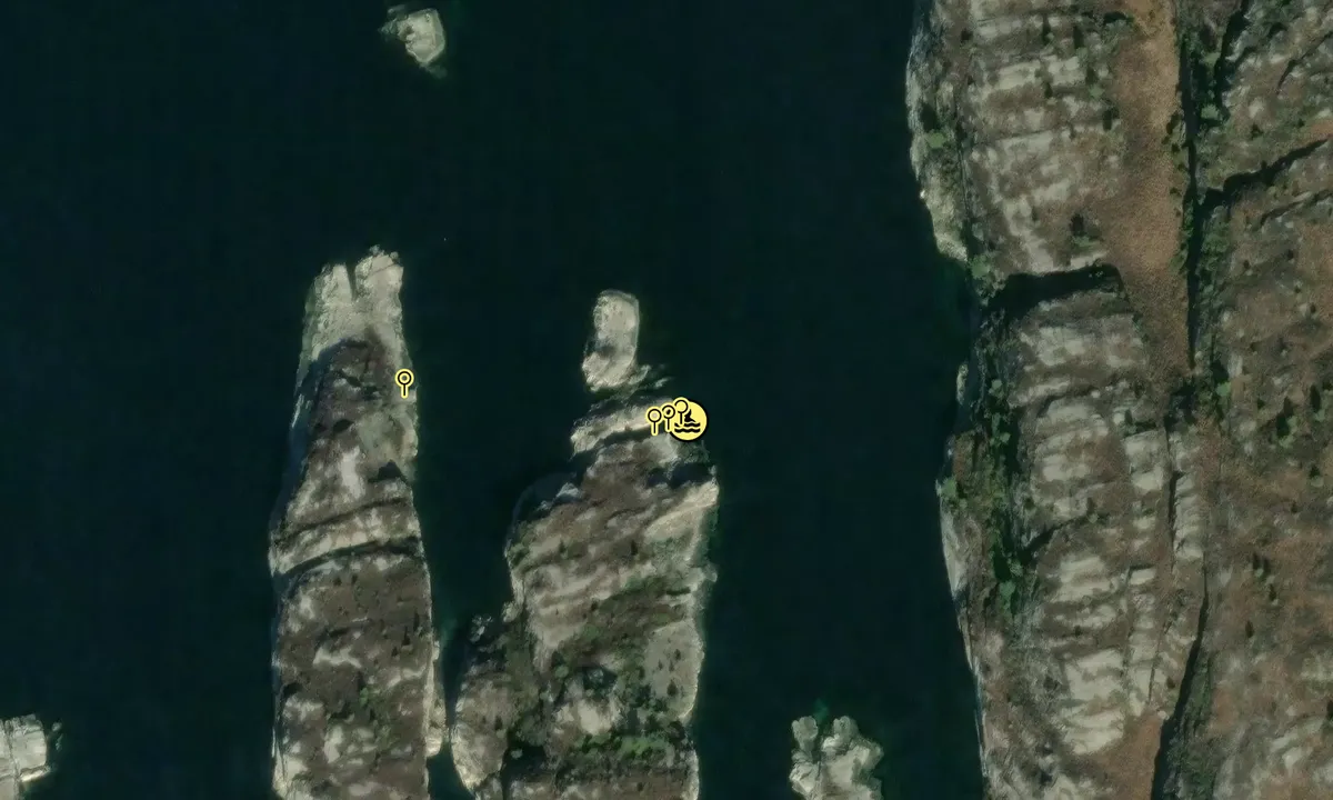 Satelite image of Skogholmen (Kilen)