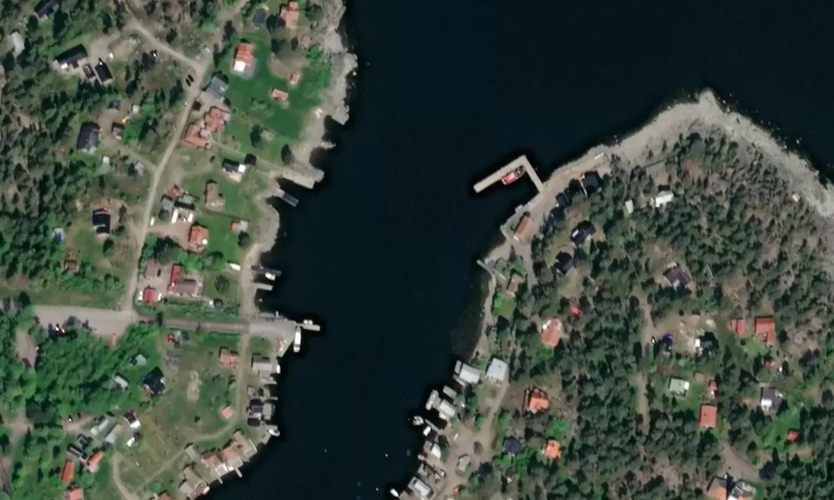 Flyfoto av Skorven Spikarö - SXK Bottenhav bouy