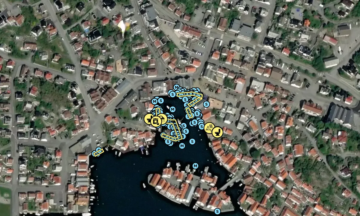 Satelite image of Skudeneshavn Gjestehavn - Karmøy