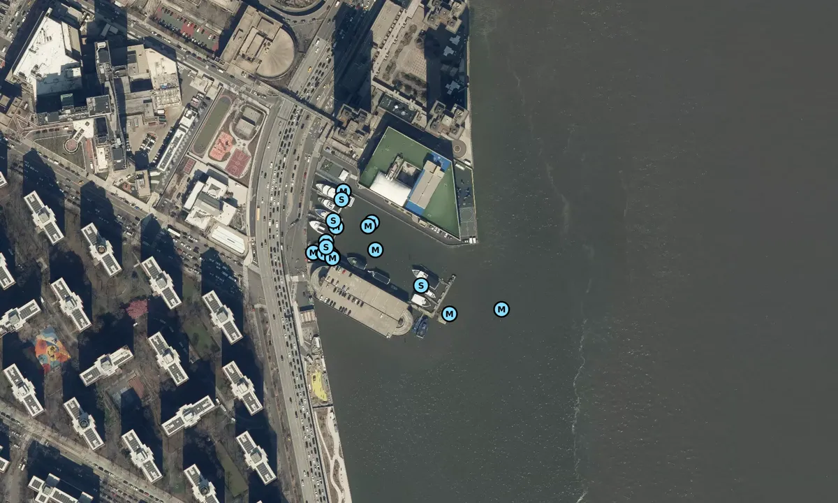 Satelite image of Skyport Marina