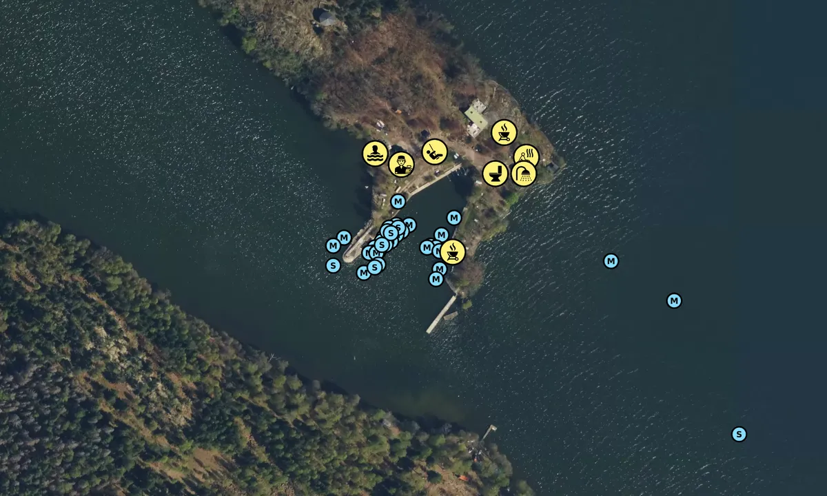 Satelite image of Slandö kalv