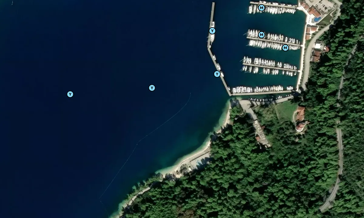 Satelite image of Slano